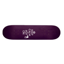 Keep Calm and Pot On (Snooker/Pool) Skate Board Deck