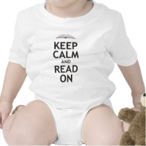 Keep Calm and Read On Baby Creeper