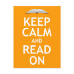 Keep Calm and Read On Postcards