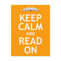 Keep Calm and Read On Postcards