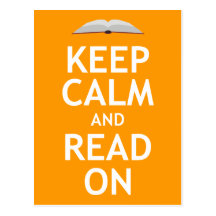 Keep Calm and Read On Postcards