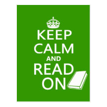 Keep Calm and Read On Postcards
