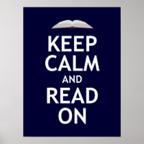 Keep Calm and Read On Poster