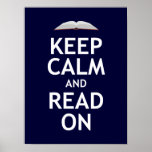 Keep Calm and Read On Poster