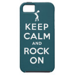 Keep calm and rock on iPhone 5 cover