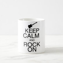 Keep Calm and Rock On Mugs