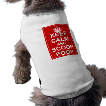 Keep Calm And Scoop Poop Pet Tshirt