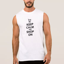 Keep calm and shop on t-shirts