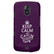 Keep Calm and Show Your Working (any colour) Samsung Galaxy Nexus Case