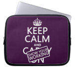 Keep Calm and Show Your Working (any colour) Laptop Sleeves