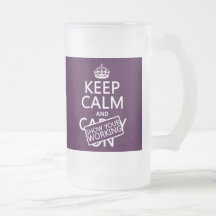Keep Calm and Show Your Working (any colour) Coffee Mugs