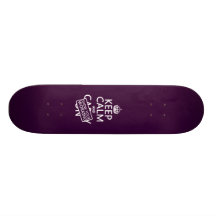 Keep Calm and Show Your Working (any colour) Custom Skate Board