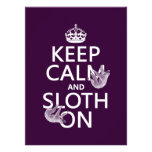 Keep Calm and Sloth On Personalized Invites