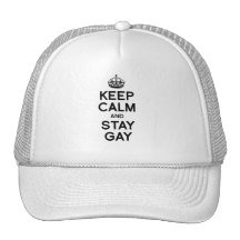 KEEP CALM AND STAY GAY HAT