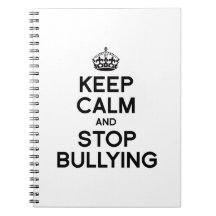 KEEP CALM AND STOP BULLYING NOTE BOOK