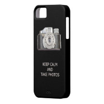 KEEP CALM AND TAKE PHOTOS iPhone 5 CASE