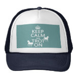 Keep Calm and Trot On - Horses - All Colours Mesh Hats