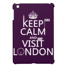 Keep Calm and Visit London (any color) iPad Mini Case