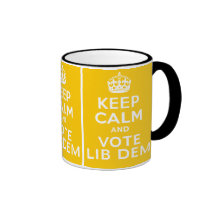Keep Calm And Vote Lib Dem ~ Political U.K Coffee Mugs