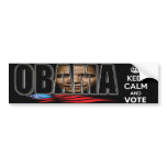 Keep Calm and Vote Sticker Bumper Sticker