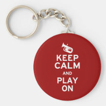 Keep Calm Baritone Key Chains