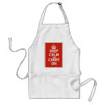 Keep Calm & Carry On aprons
