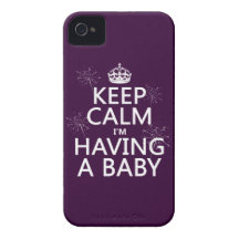 Keep Calm I'm Having A Baby (any colour) iPhone 4 Case-Mate Cases
