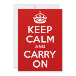 Keep Calm Invitation