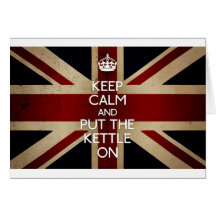 Keep Calm (kettle on) Greeting Card