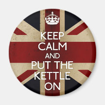 Keep Calm (kettle on) Refrigerator Magnet