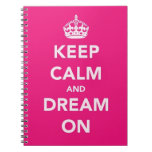Keep Calm Spiral Note Books