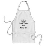 Keep Calm party apron