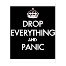 Keep Calm? Pfft! Postcards