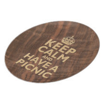 Keep Calm & Picnic Plate