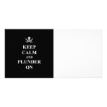 Keep calm & plunder on photo cards