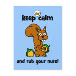 keep calm post card