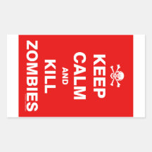 Keep Calm Rectangle Sticker