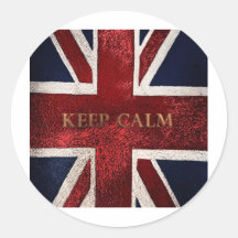 Keep Calm Round Sticker