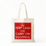 KEEP CALM SHOPPING TOTE BAG