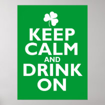Keep Calm St Patricks Day Humour Print