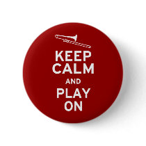 Keep Calm Trombone Pins