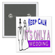 Keep Calm Wedding Pins