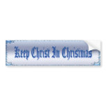 Keep Christ In Christmas Bumper Sticker bumper stickers