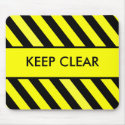 Keep Clear mousepads