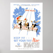Keep Fit Get Tested 1939 WPA