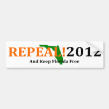 Keep Florida Free Bumper Sticker
