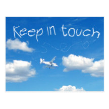 Keep In Touch postcard