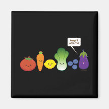 Keep It Colourful (Simple Design) Refrigerator Magnet
