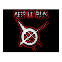 KEEP IT PUNK guys girls Punk Music Postcards