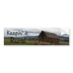 Keep it Rural bumper stickers